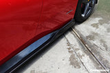 2010-2015 Ferrari Carbon Fiber Side Skirts Under Board Carbonado (AV) Fits: 458 Italia and Spider