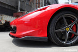 2010-2015 Ferrari Carbon Fiber Front Lip Carbonado (OE) Fits: 458 Italia and Spider
