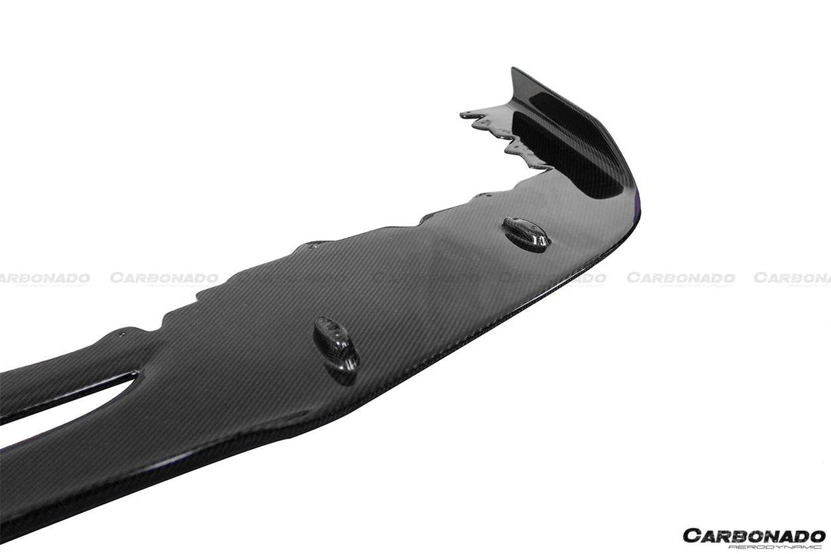 2010-2015 Ferrari Carbon Fiber Front Lip Carbonado (OE) Fits: 458 Italia and Spider