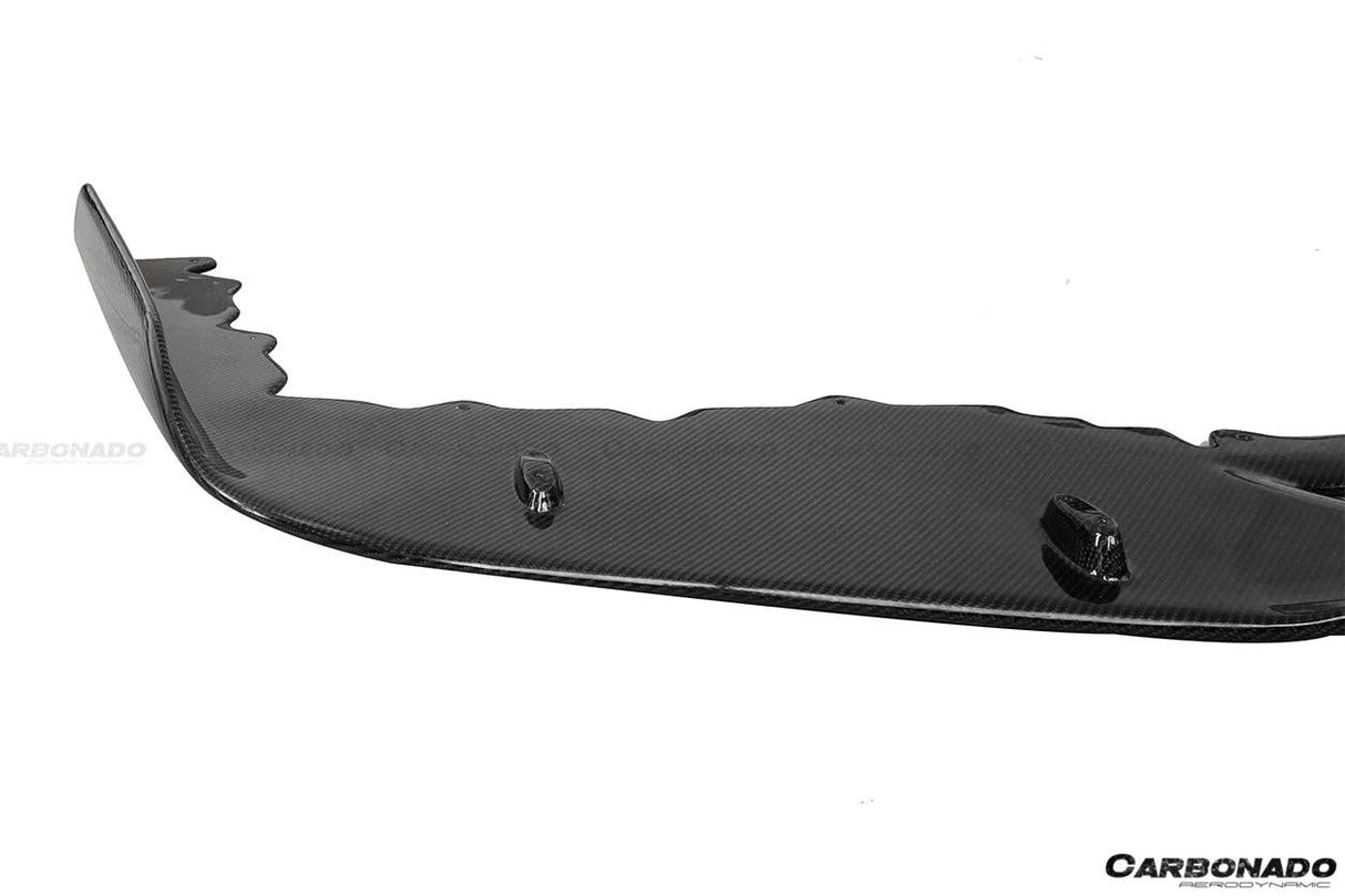 2010-2015 Ferrari Carbon Fiber Front Lip Carbonado (OE) Fits: 458 Italia and Spider