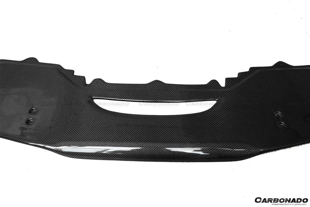 2010-2015 Ferrari Carbon Fiber Front Lip Carbonado (OE) Fits: 458 Italia and Spider