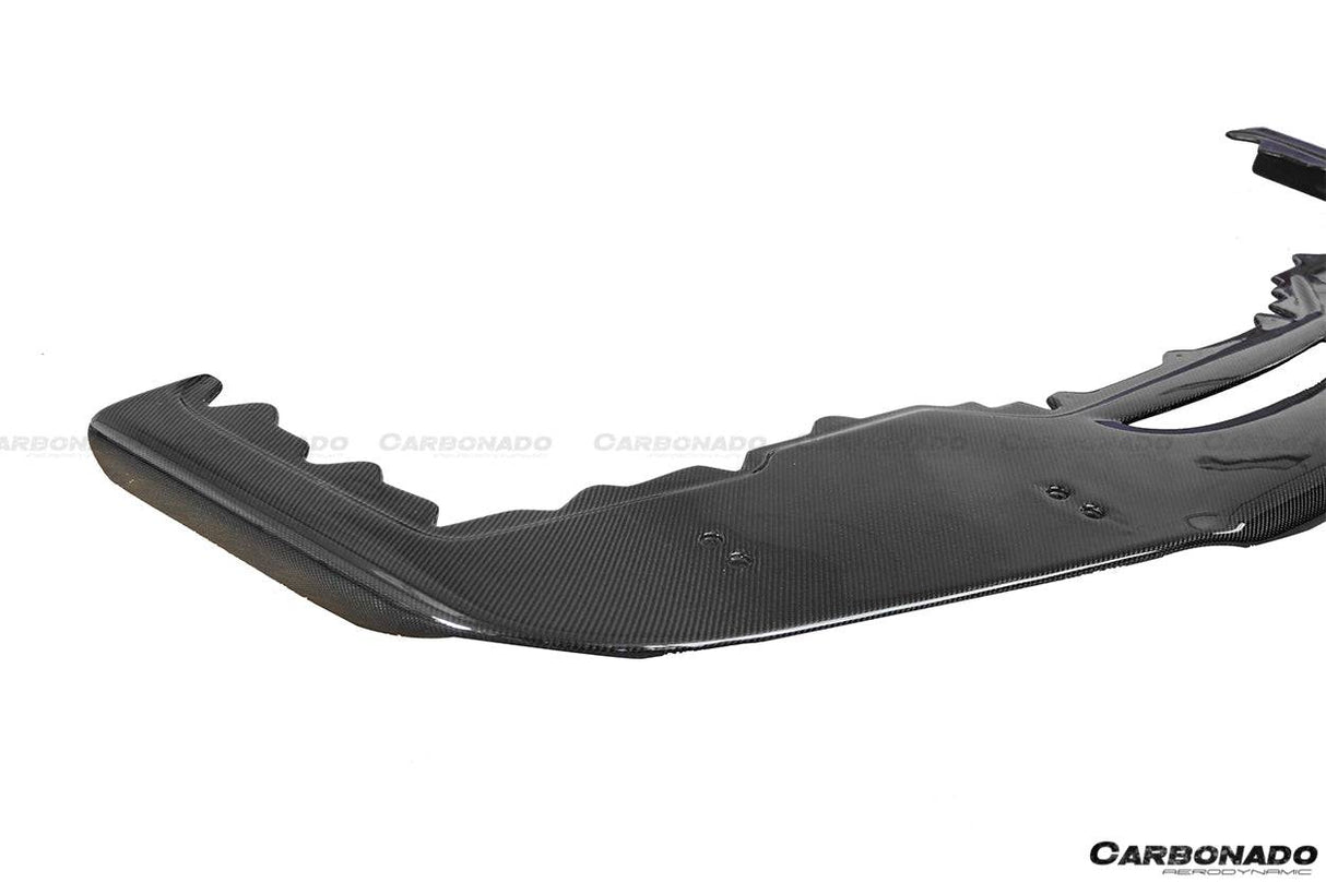 2010-2015 Ferrari Carbon Fiber Front Lip Carbonado (OE) Fits: 458 Italia and Spider