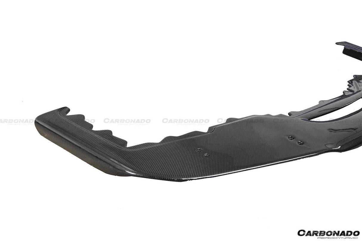 2010-2015 Ferrari Carbon Fiber Front Lip Carbonado (OE) Fits: 458 Italia and Spider