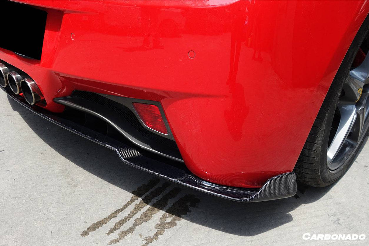 2010-2015 Ferrari Carbon Fiber Full Lip Body Kit Carbonado (AV) Fits: 458 Italia and Spider