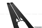 2010-2015 Ferrari Carbon Fiber Side Skirts Under Board Carbonado (AV) Fits: 458 Italia and Spider