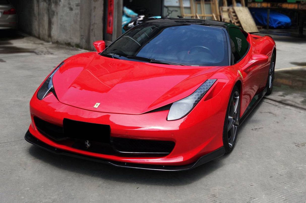 2010-2015 Ferrari Carbon Fiber Full Lip Body Kit Carbonado (AV) Fits: 458 Italia and Spider