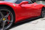 2010-2015 Ferrari Carbon Fiber Full Lip Body Kit Carbonado (AV) Fits: 458 Italia and Spider