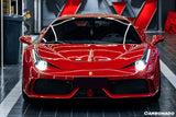 2010-2015 Ferrari Carbon Fiber Hood Carbonado (OE) Fits: 458 Italia and Spider