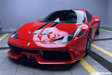 2010-2015 Ferrari Carbon Fiber Hood Carbonado (OE) Fits: 458 Italia and Spider