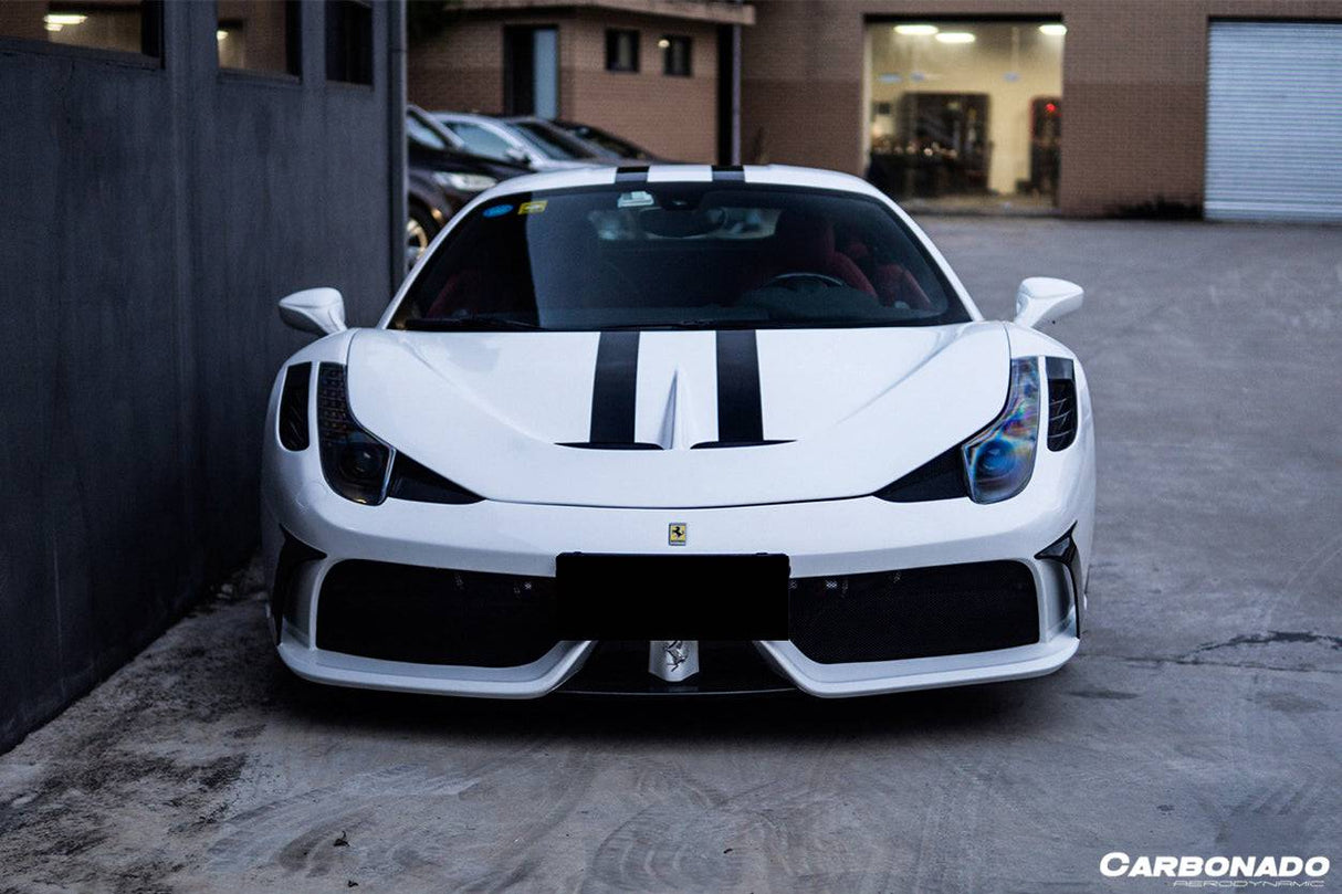 2010-2015 Ferrari Carbon Fiber Hood Carbonado (OE) Fits: 458 Italia and Spider