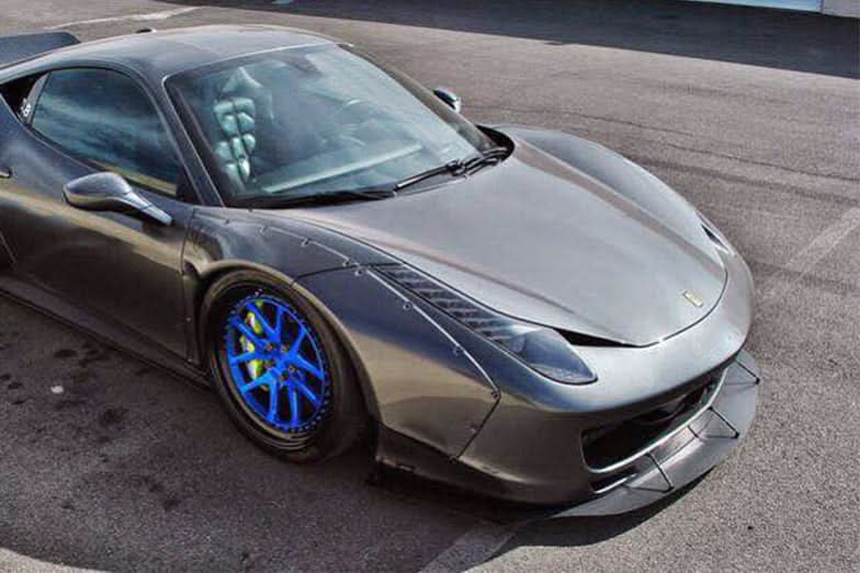 2010-2015 Ferrari 458 Italia and Spider Partial Carbon Fiber Aero Full Body Kit Carbondo (DE)