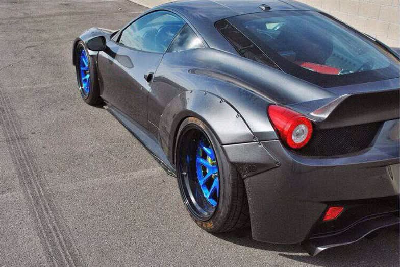 2010-2015 Ferrari 458 Italia and Spider Partial Carbon Fiber Aero Full Body Kit Carbondo (DE)