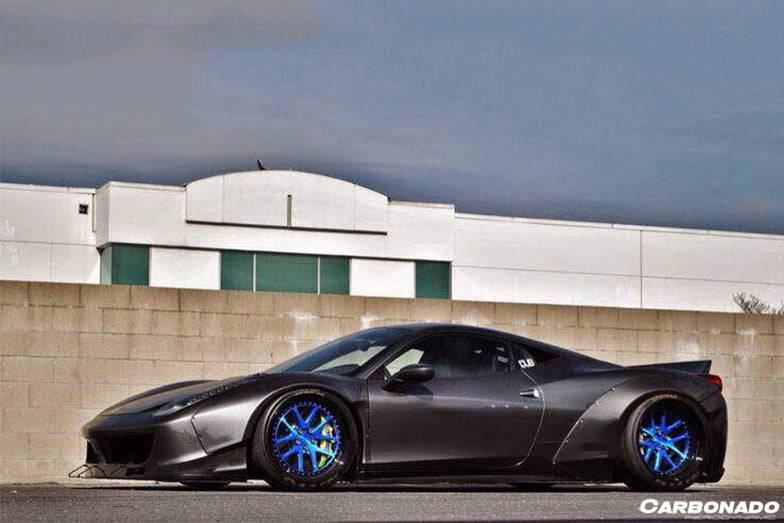 2010-2015 Ferrari Carbon Fiber Full Wide Body Kit Carbonado (DE) Fits: 458 Italia and Spider