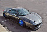 2010-2015 Ferrari Carbon Fiber Wide Fender Flare Carbonado (DE) Fits: 458 Italia and Spider