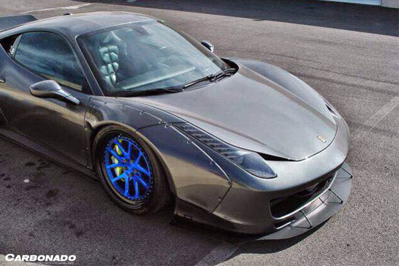 2010-2015 Ferrari Carbon Fiber Full Wide Body Kit Carbonado (DE) Fits: 458 Italia and Spider