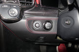 2010-2015 Ferrari Carbon Fiber Light Switch Patch Carbonado (OE) Fits: 458 Italia and Spider