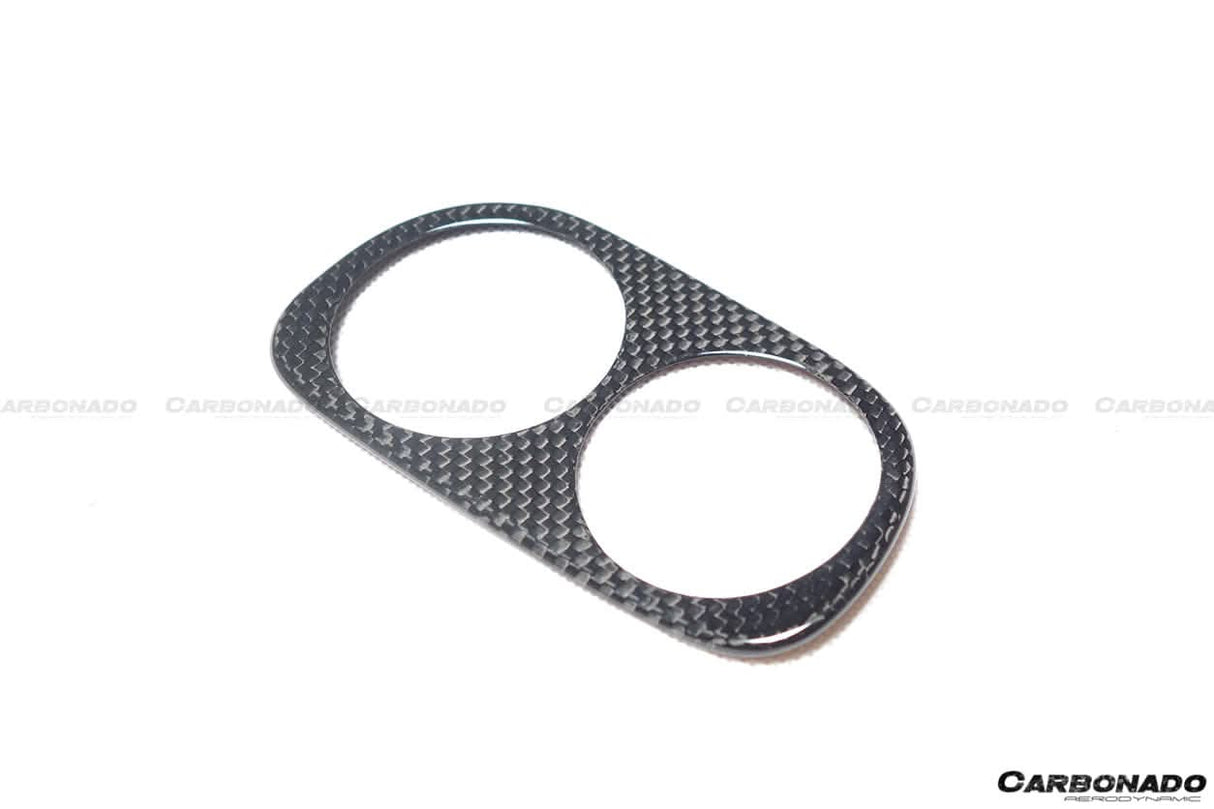 2010-2015 Ferrari Carbon Fiber Light Switch Patch Carbonado (OE) Fits: 458 Italia and Spider