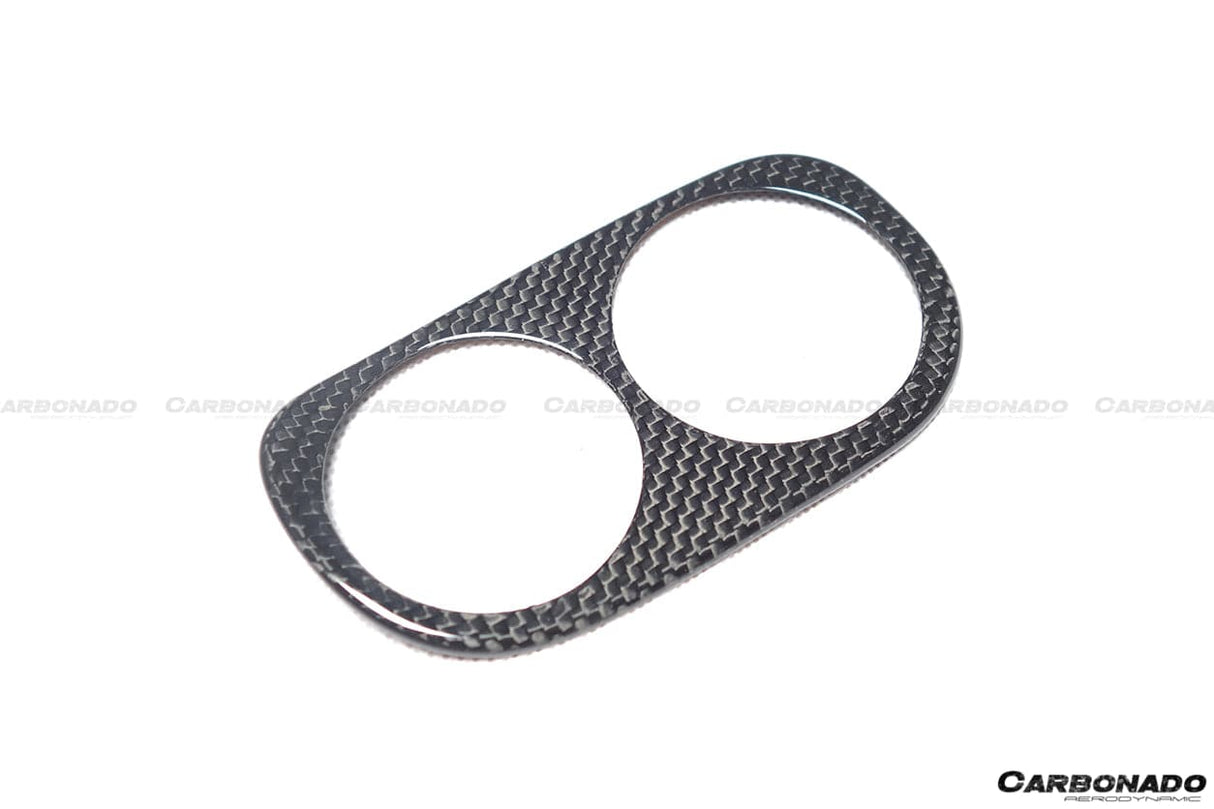 2010-2015 Ferrari Carbon Fiber Light Switch Patch Carbonado (OE) Fits: 458 Italia and Spider