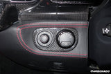 2010-2015 Ferrari Carbon Fiber Light Switch Patch Carbonado (OE) Fits: 458 Italia and Spider