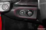 2010-2015 Ferrari Carbon Fiber Light Switch Patch Carbonado (OE) Fits: 458 Italia and Spider
