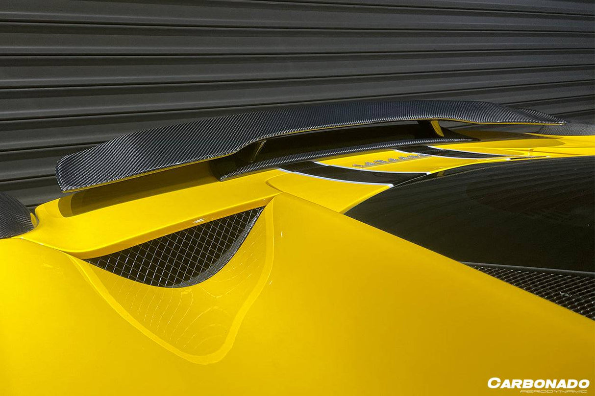 2010-2015 Ferrari Carbon Fiber Trunk Spoiler Carbonado (VT) Fits: 458 Italia and Spider