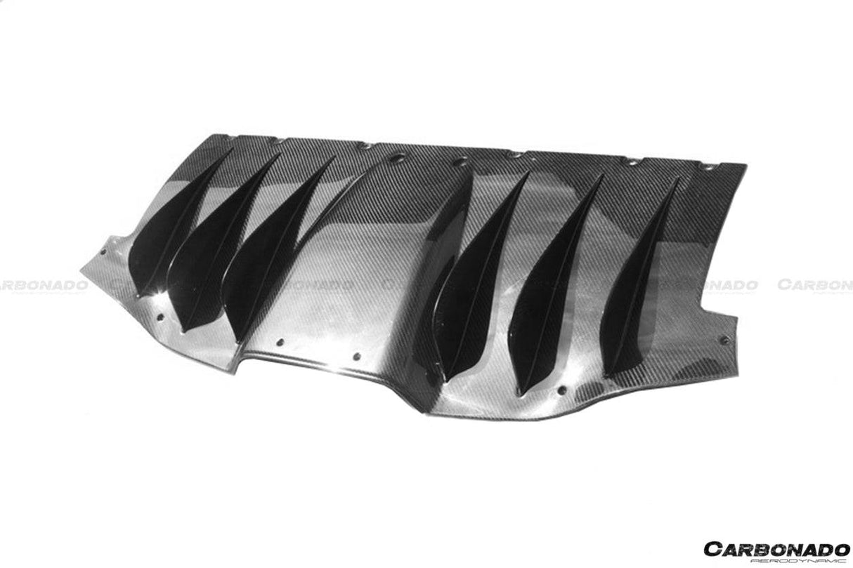2010-2015 Ferrari 458 Coupe Spider OE Style Carbon Fiber Rear Diffuser