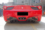 2010-2015 Ferrari 458 Coupe Spider OE Style Carbon Fiber Rear Diffuser