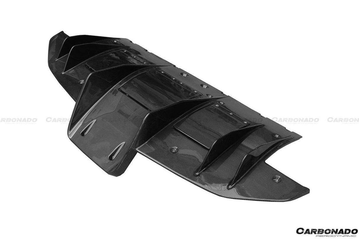 2010-2015 Ferrari 458 speciale Style Carbon Fiber Rear Lip Diffuser
