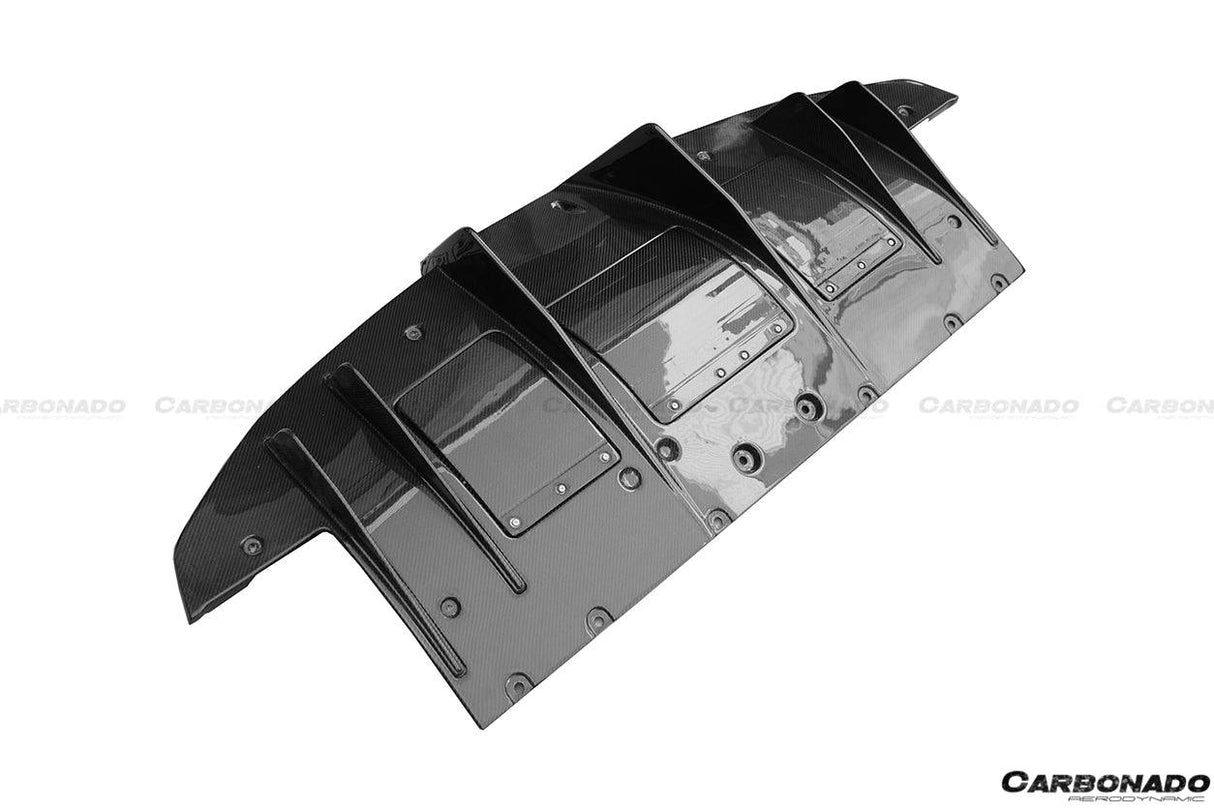 2010-2015 Ferrari 458 speciale Style Carbon Fiber Rear Lip Diffuser