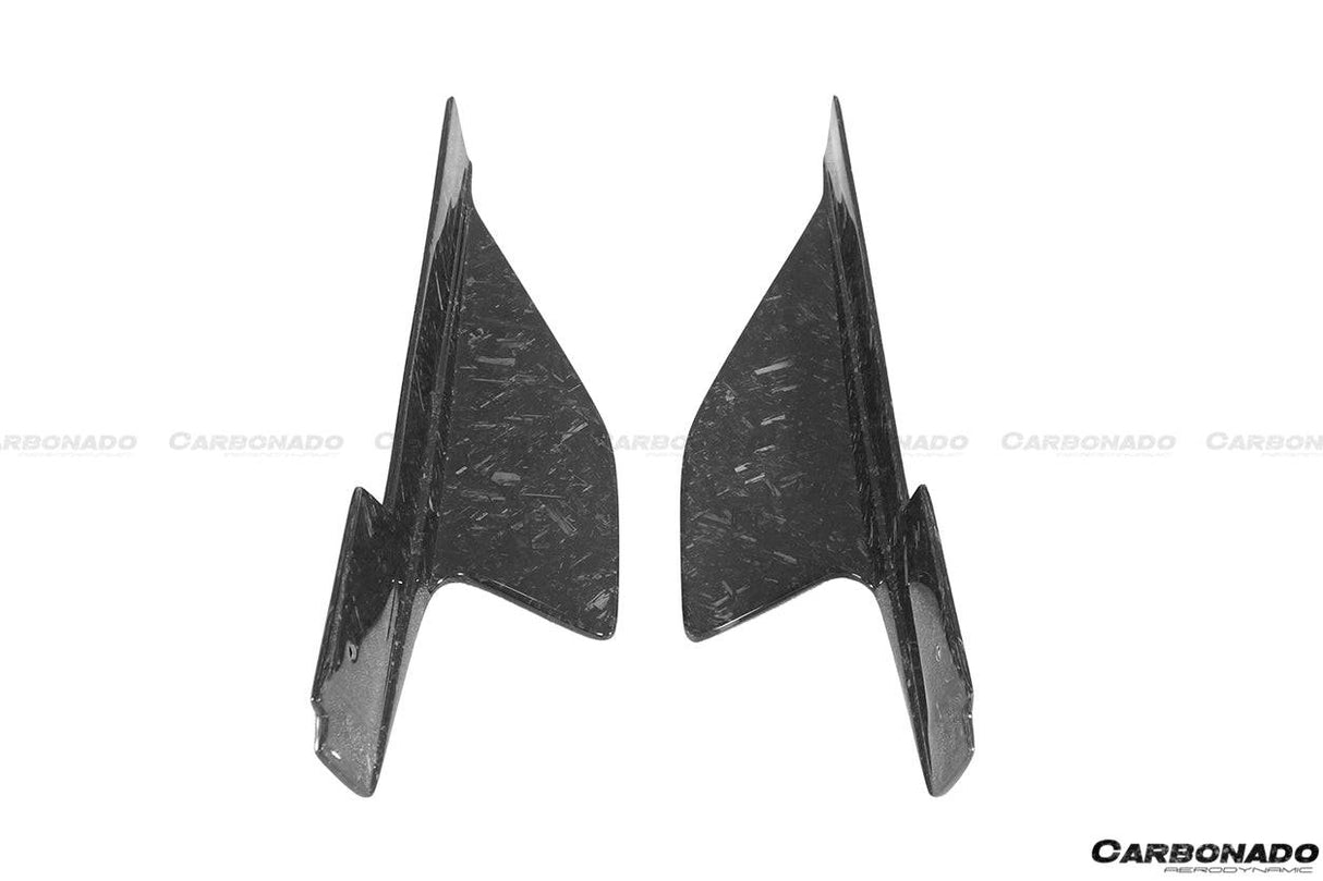 2010-2015 Ferrari 458 Carbon Fiber Side Skirts Canards Carbonado (Speciale) Fits: 458 Italia and Spider