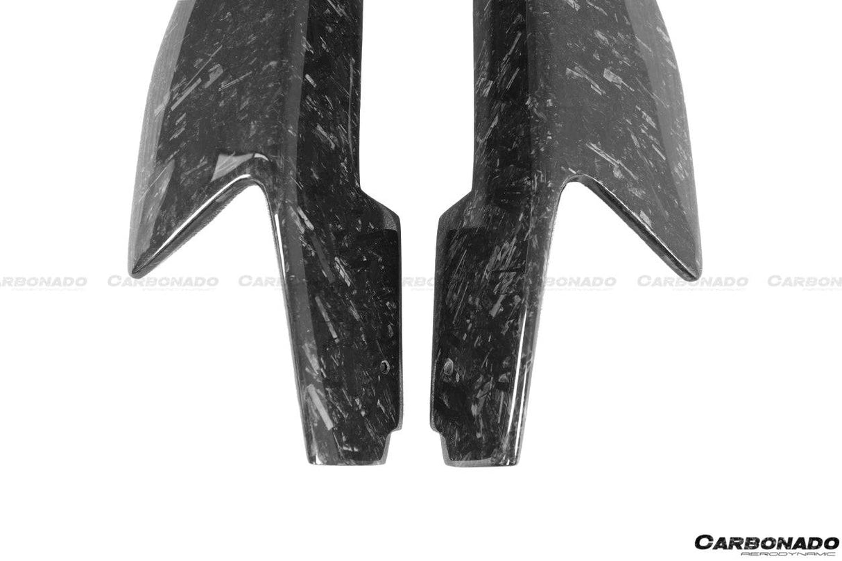 2010-2015 Ferrari 458 Carbon Fiber Side Skirts Canards Carbonado (Speciale) Fits: 458 Italia and Spider