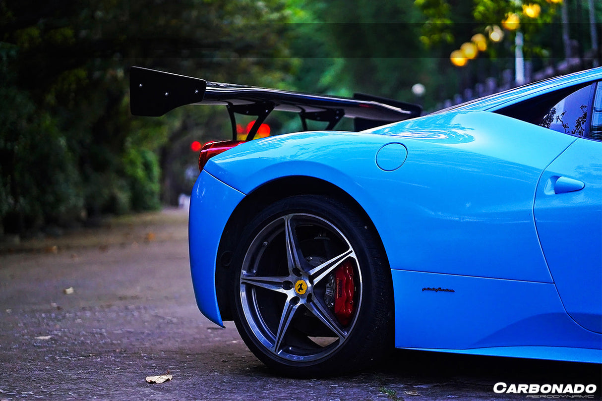 2010-2015 Ferrari Carbon Fiber Trunk Wing Spoiler Carbonado (SVR) Fits: 458 Italia and Spider