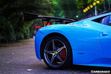 2010-2015 Ferrari Carbon Fiber Trunk Wing Spoiler Carbonado (SVR) Fits: 458 Italia and Spider