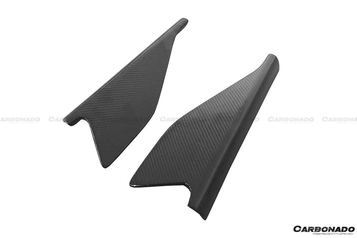 2010-2015 Ferrari 458 Speciale OE Style Carbon Fiber Side Skirt Canard