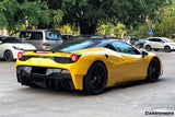 2010-2015 Ferrari Carbon Fiber Rear Bumper with Tips Carbonado (VRS) Fits: 458 Italia and Spider
