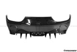 2010-2015 Ferrari Carbon Fiber Rear Bumper with Tips Carbonado (VRS) Fits: 458 Italia and Spider