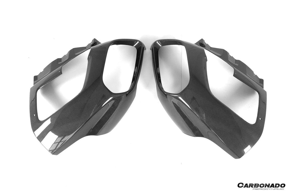 2017-2026 Ferrari 812 Superfast GTS OEM Style Dry Carbon Fiber Rear Side Diffuser