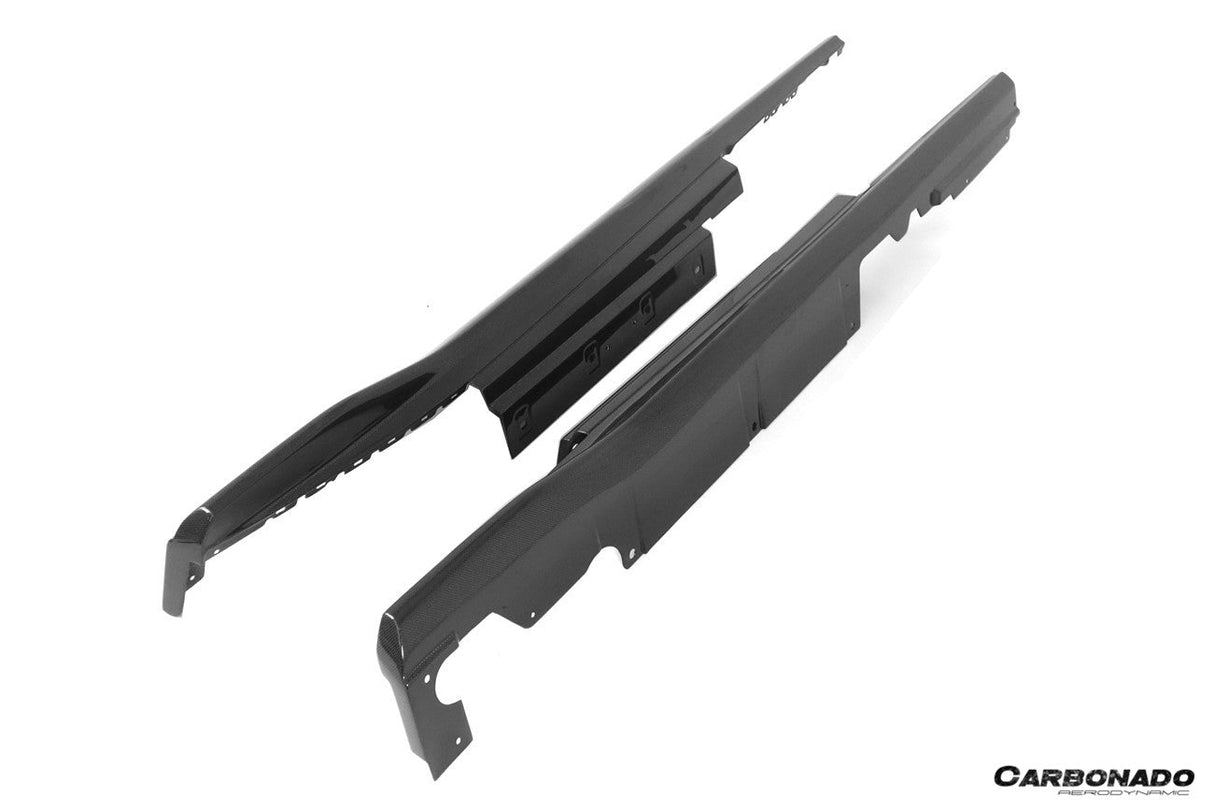 2017-2026 Ferrari 812 Superfast GTS OEM Style Dry Carbon Fiber Side Skirts