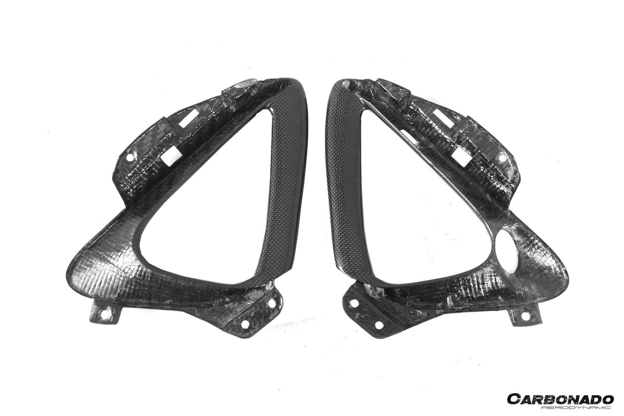 2017-2026 Ferrari 812 Autoclave Carbon Fiber Door Handle Interior Carbonado (OE) Fits: Superfast GTS