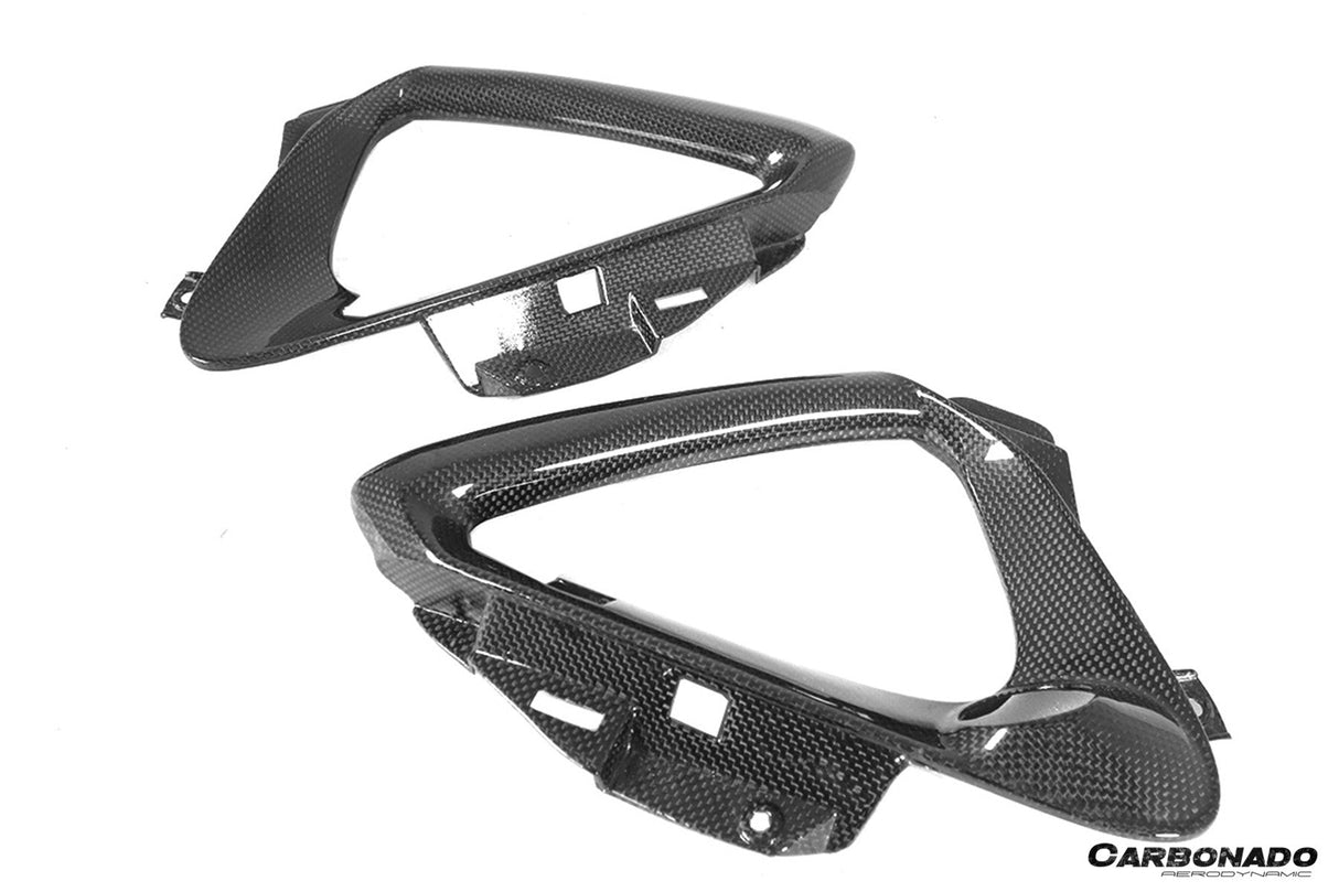 2017-2026 Ferrari 812 Autoclave Carbon Fiber Door Handle Interior Carbonado (OE) Fits: Superfast GTS