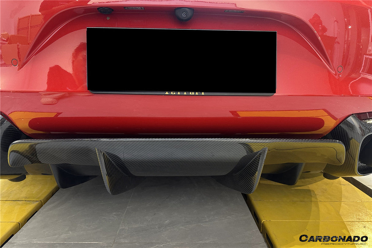 2019-2026 Ferrari 812 GTS OE Style Dry Carbon Fiber Rear Lip