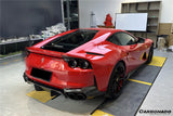 2017-2026 Ferrari 812 Superfast OEM Style Dry Carbon Fiber Tail Lights Surround Satellites