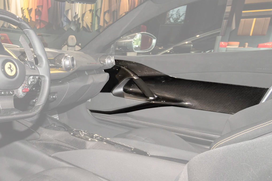 2017-2026 Ferrari 812 Superfast GTS OE Style Dry Carbon Fiber Doo Panel Interior