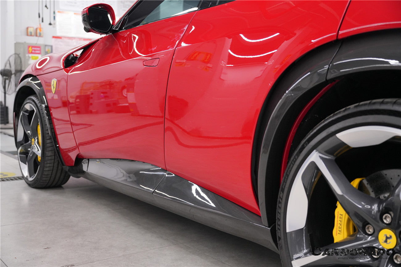 2023-UP Ferrari Purosangue FUV Type F175 OEM Style Dry Carbon Fiber Fender Flare