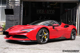 2020-UP Ferrari SF90 Stradale and Spider Autoclave Carbon Fiber Front Bumper Side Splitter DarwinPRO (OE)
