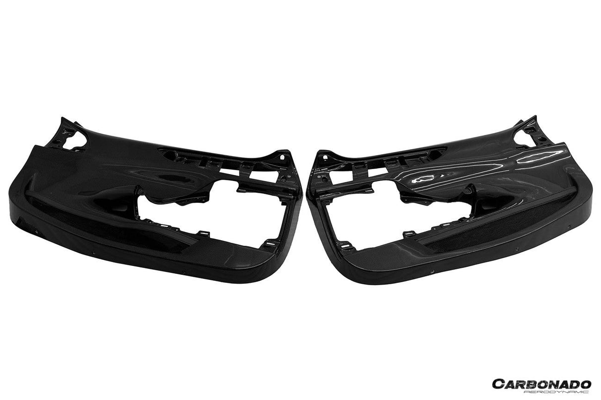 2020-UP Ferrari SF90 Stradale OE Style Dry Carbon Fiber  Door Panel Interior Replacement