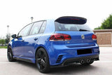 2010-2013 Volkswagen Golf 6 R20 GTI Rz Style Rear Bmper (Mid Exhaust)