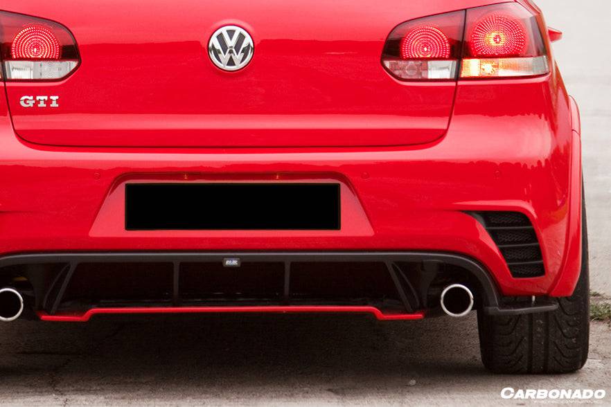 2010-2013 Volkswagen Golf 6 R20 GTI Rz Style Rear Bmper (Dual Exhaust)