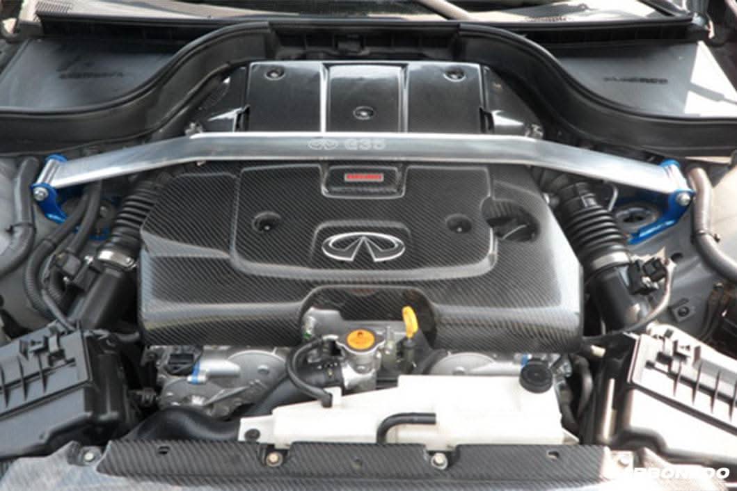 2007-2013 Infiniti G37 Sedan OEM Style Carbon Fiber Engine Cover
