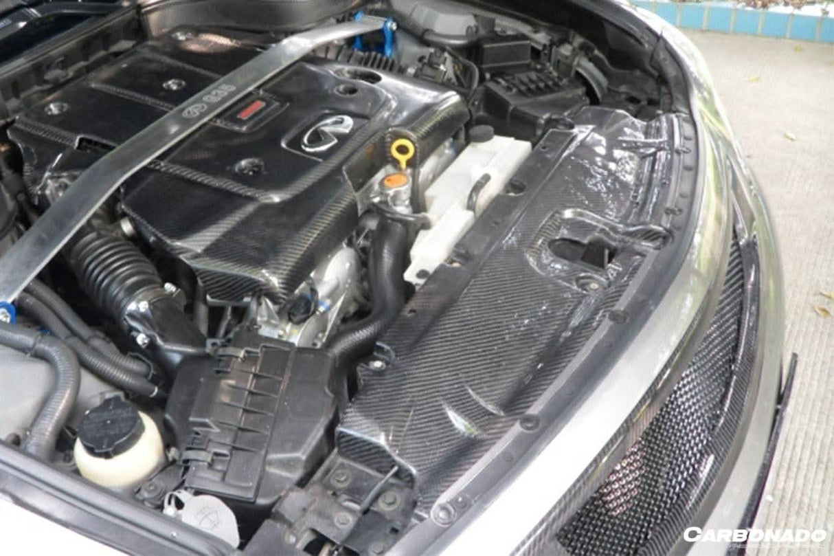 2007-2013 Infiniti G37 Sedan OEM Style Carbon Fiber Engine Cover